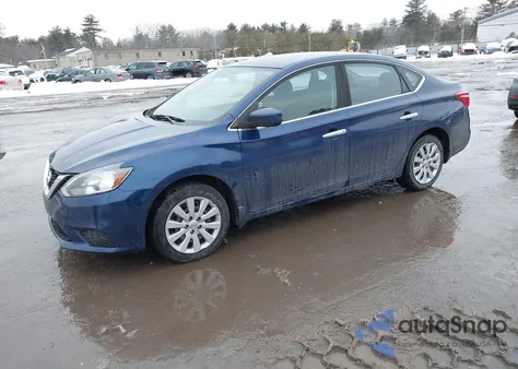 2017 Nissan Sentra S z USA, uszkodzony, nr VIN 3N1AB7AP4HY238425